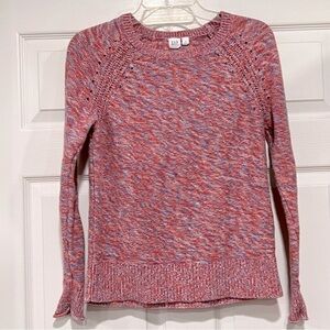 GAP Women's Red Blue White Multi Sweater size Small #ie2